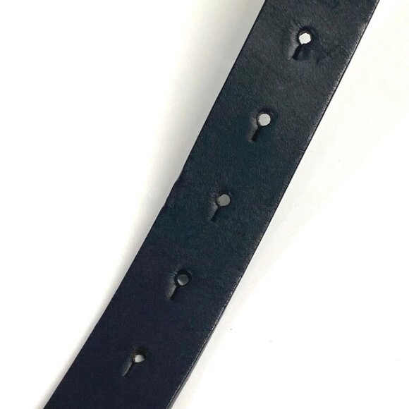 VERSACE logo Leather belt, leather belt buckle belt Leather Black main image 5